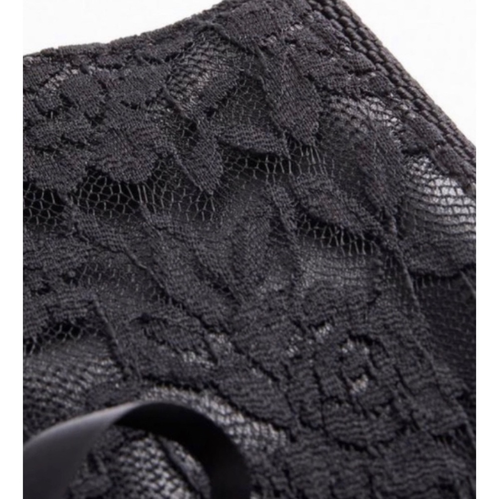 🆕 Black Lace Ribbon Corset Waist Stretch Belt 3 3X 22 24 NWT Torrid New! - Picture 5 of 6